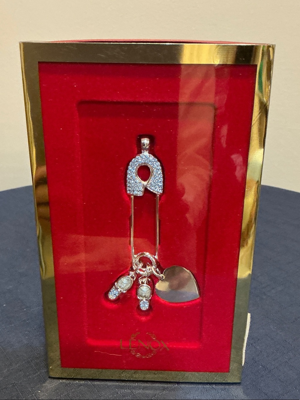 LENOX BABY JEWELS BOY KEEPSAKE ORNAMENT
